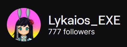 This is a good omen, yeah? 

Thank you so much for helping me reach lucky 7s on stream-side!