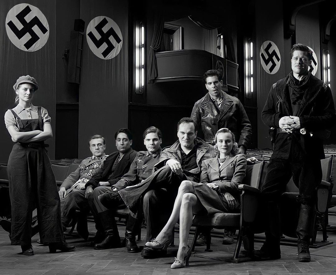 The cast of ‘Inglourious Basterds’, 2009.