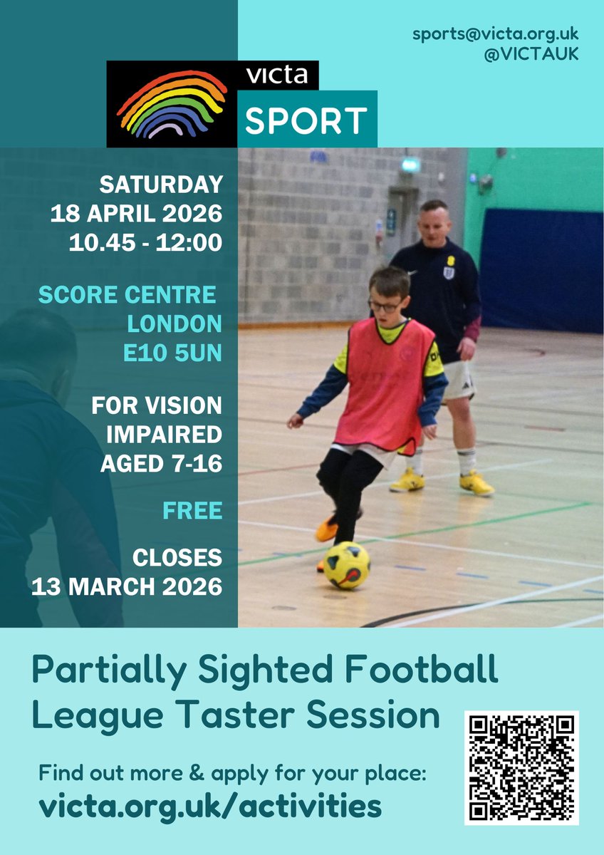 Partially Sighted Football League tweet media