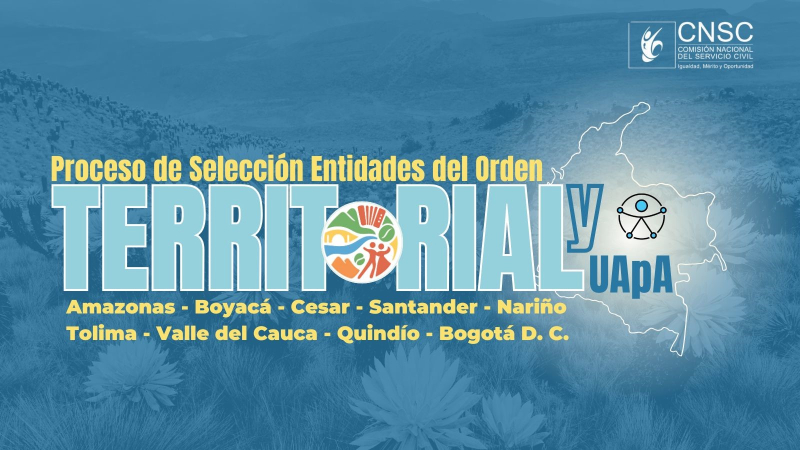 #NoticiasCNSC📢 | Más de 1.000 vacantes oferta la CNSC en ocho departamentos del país con el Proceso de Selección Entidades del Orden Territorial y UApA
➡️ cnsc.gov.co/mas-de-1000-va…