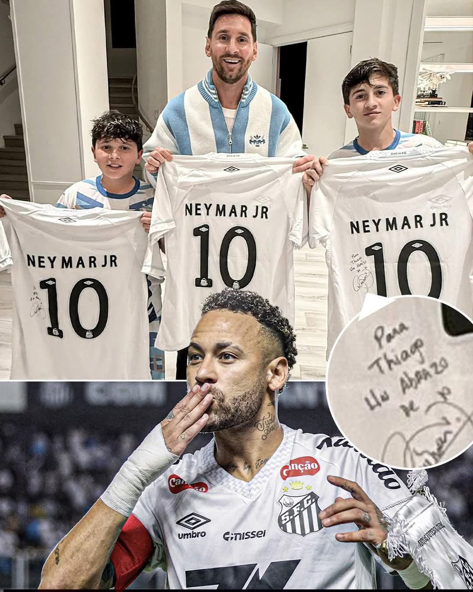 A1Handler's tweet image. Forever family @neymarpc Messi