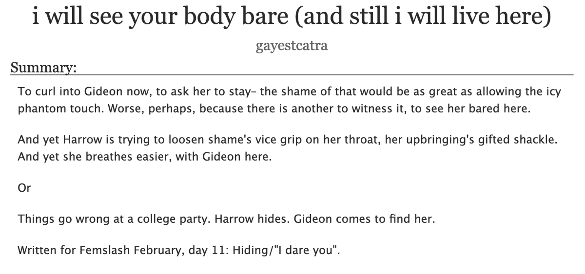 enby_etherian's tweet photo. some au griddlehark for day 11 of #femslashfebruary: hiding/"i dare you".
#TheLockedTomb #griddlehark https://t.co/IYpPk3fgYK