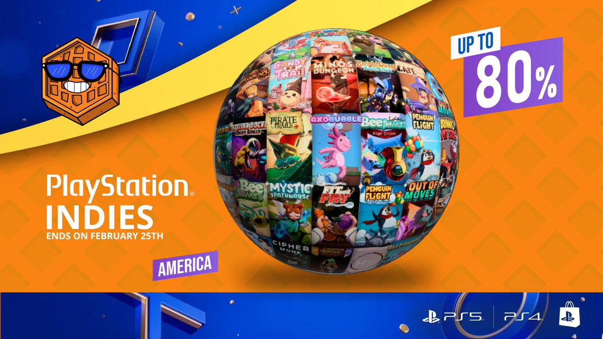 AfilGames's tweet photo. 🎮 PlayStation Indies Sale is live! Up to 80% OFF on indie favorites!
🗓️ Available until Feb 25, don’t miss it!
#PlaystationIndies #PlaystationSale #PS4 #PS5 #IndieGames #AfilGames https://t.co/e9iho3MkOe