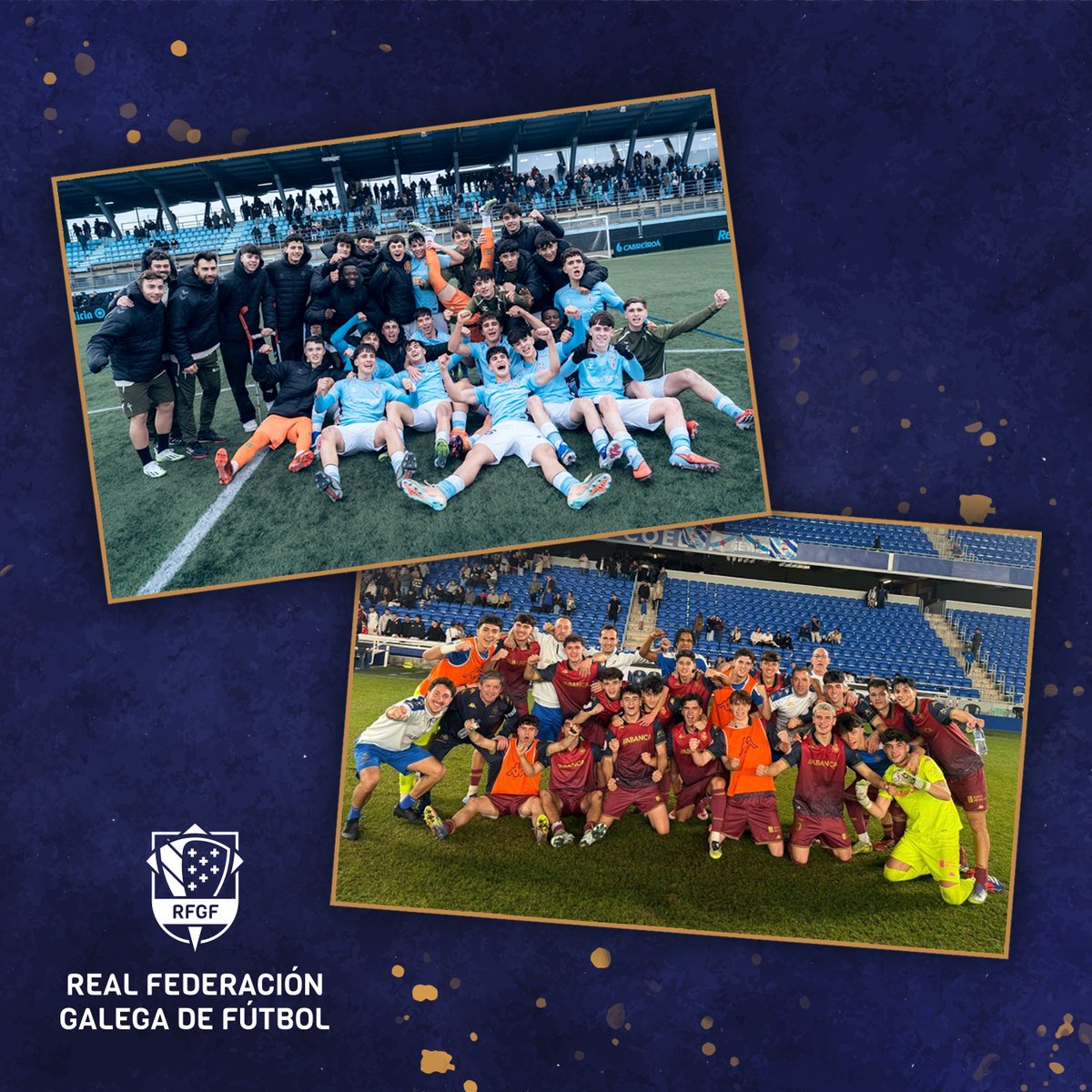 💥 𝑨 𝑪𝒐𝒑𝒂 𝒅𝒐 𝑹𝒆𝒊 𝒙𝒖𝒗𝒆𝒏𝒊𝒍 𝑭𝑨𝑳𝑨 𝑮𝑨𝑳𝑬𝑮𝑶

O Celta superou ao Athletic Club e o RC Deportivo ao CD Tenerife e asinan senllos billetes para a final a catro do torneo do KO

🅞🅡🅖🅤🅛🅛🅞🅢🅞🅢 🅓🅞🅢 🅝🅞🅢🅞🅢