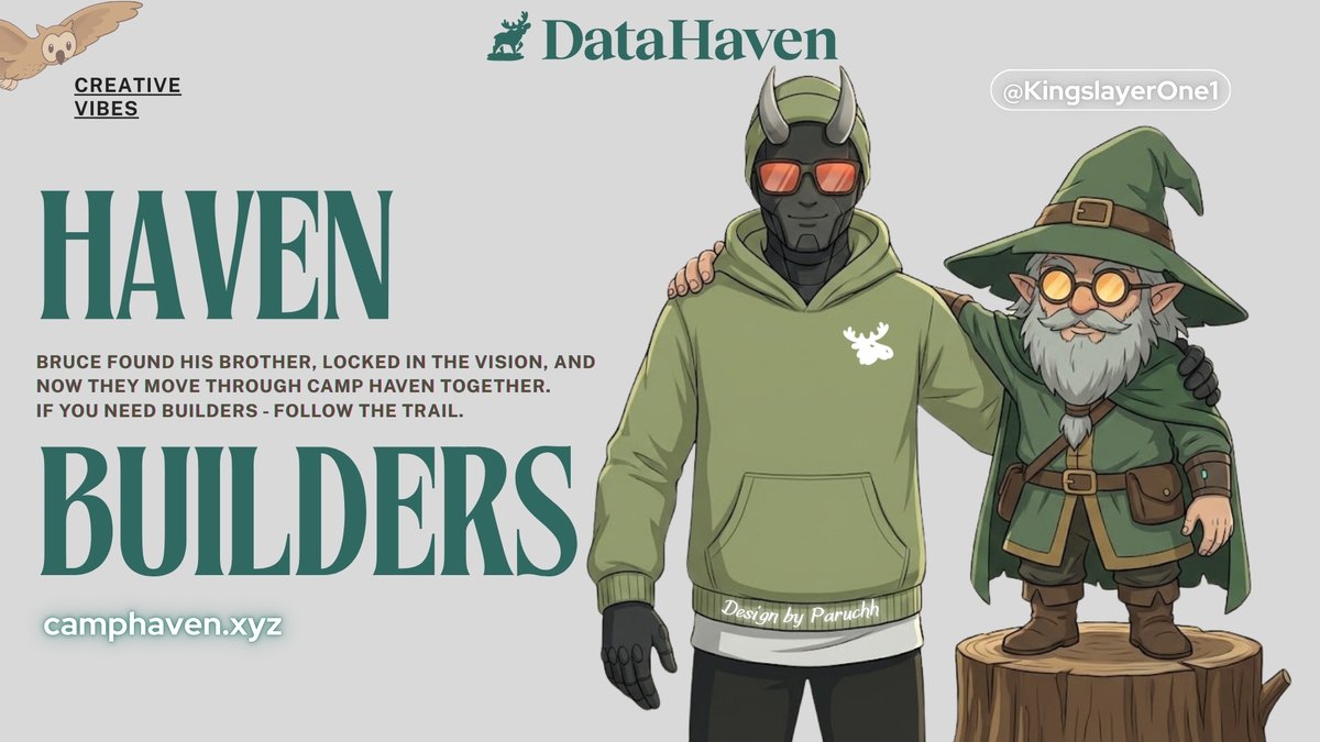 ValueCryptoClub's tweet image. Met my crypto bro through @DataHaven_xyz and the journey hasn’t been the same since.

We’ve been grinding quests, learning, building, and pushing each other forward every step of the way.
Appreciate the consistency and the energy, @KingslayerOne1 🤝

That’s what real Moose Force