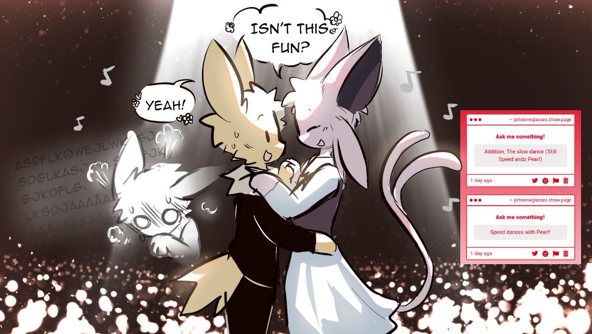 You two should kiss!!! 

#EeveelutionSquad #jolteon #espeon