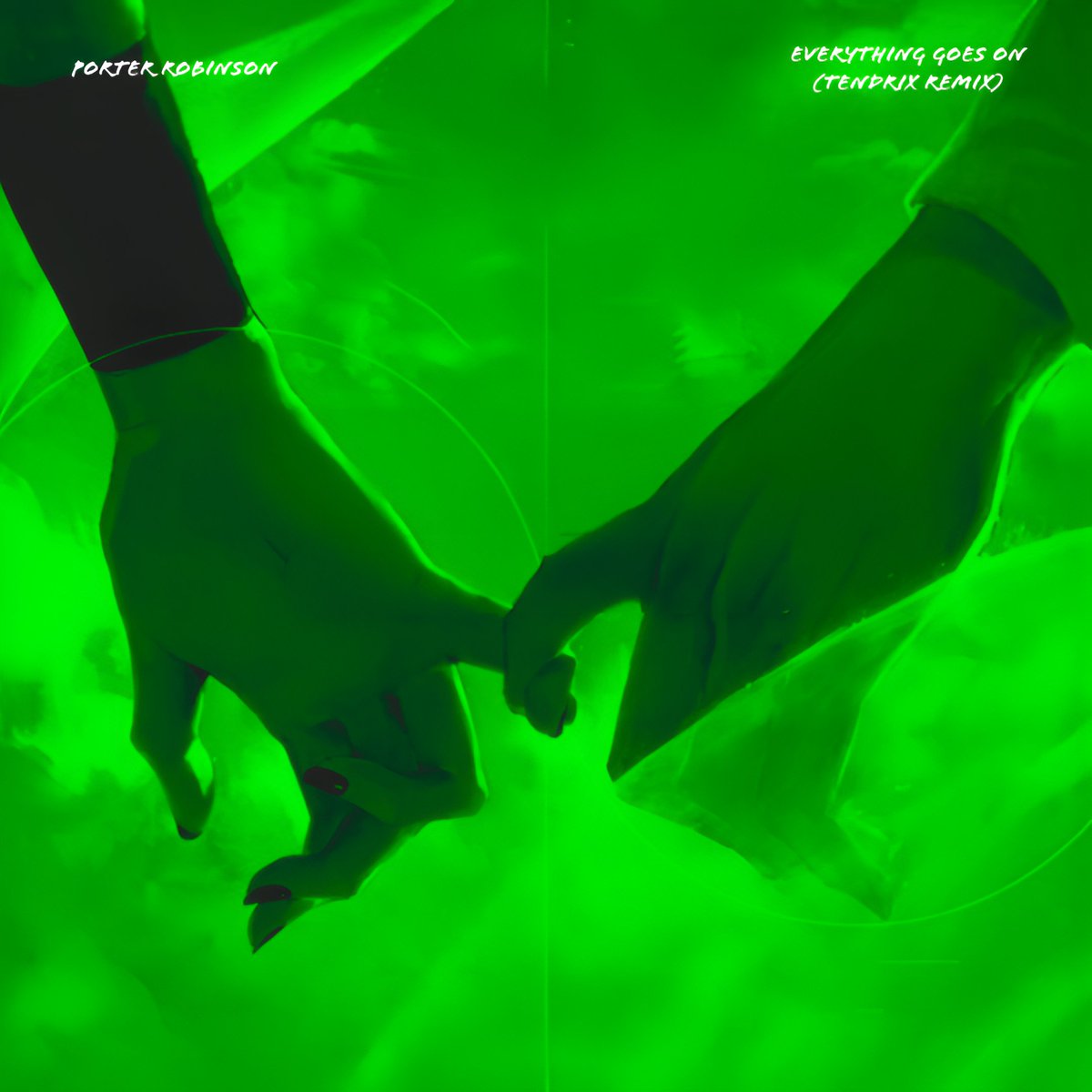 Tendrixmusic's tweet photo. This one is a little different with a bit of anime inspiration. Everything Goes On remix OUT ON FRIDAY 💚🖤✌️  

@porterrobinson https://t.co/aFADQM1hUL