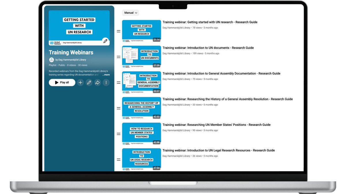 UN Library tweet media