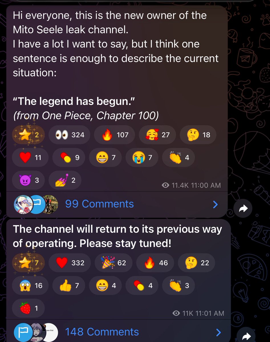 I implore people to wait like just a couple days lol this song and dance of leakers quitting happens every year. Seele leaks channel is back to normal operations after not even a day.