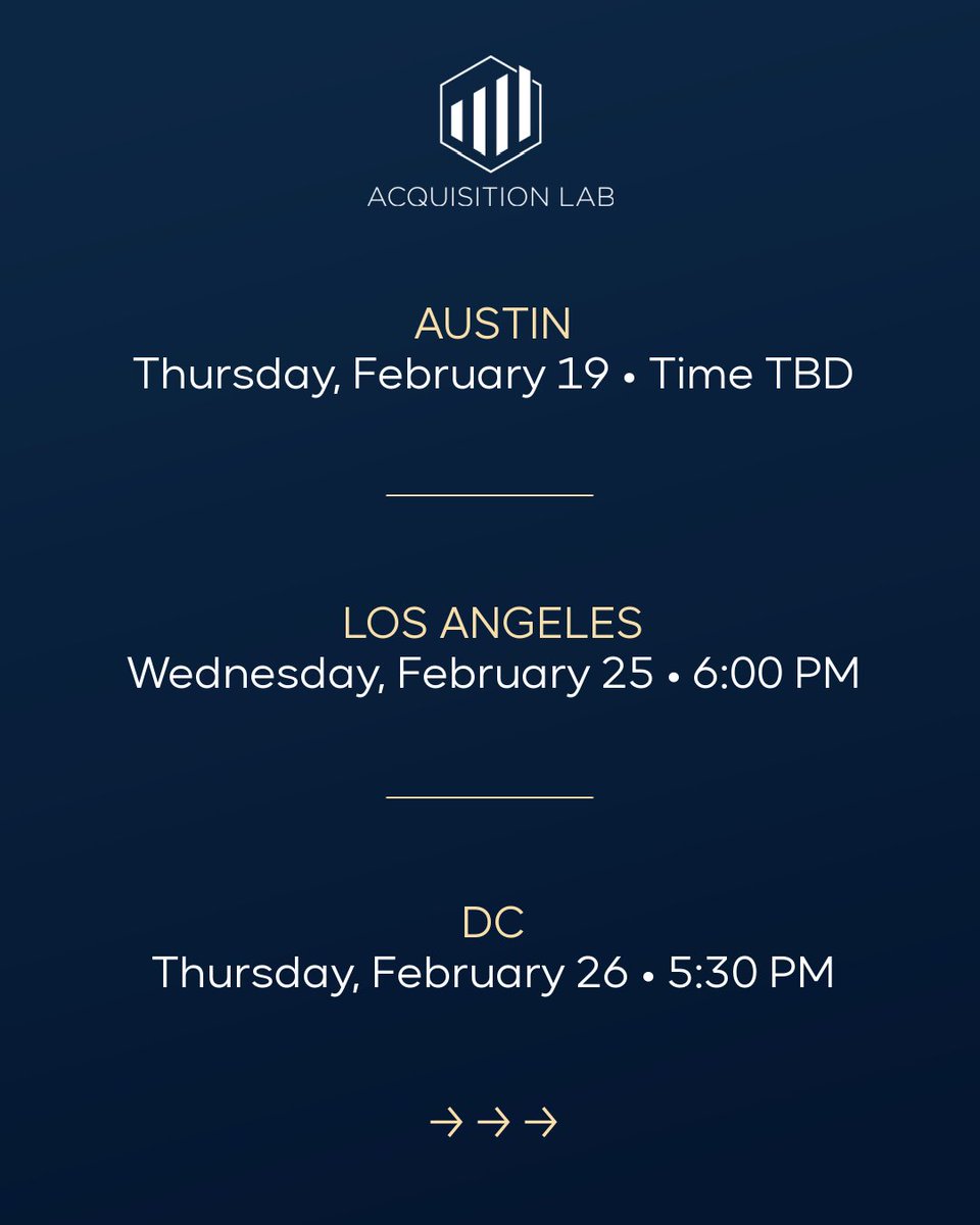 Acquisition Lab tweet media