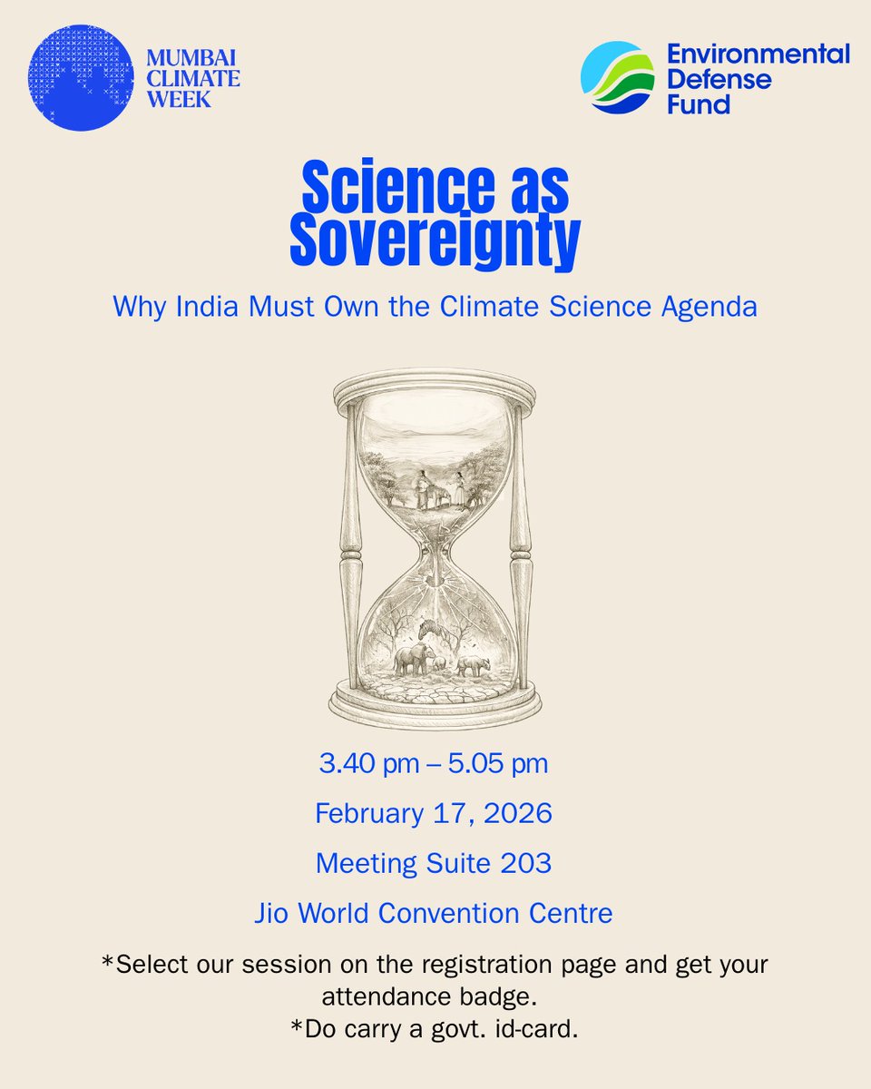 Environmental Defense Fund in India tweet media