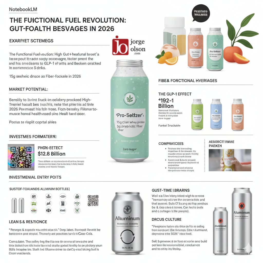 The "Functional Beverage Fuel" Revolution: Why 2026 is the Year of the High-Protein, Gut-Health Mashup
The "Soda Era" is officially in the rearview mirror. 🥤💨  stop looking at flavors and develop your business model. #beverage #BeverageDevelopment #CPG #FMCG