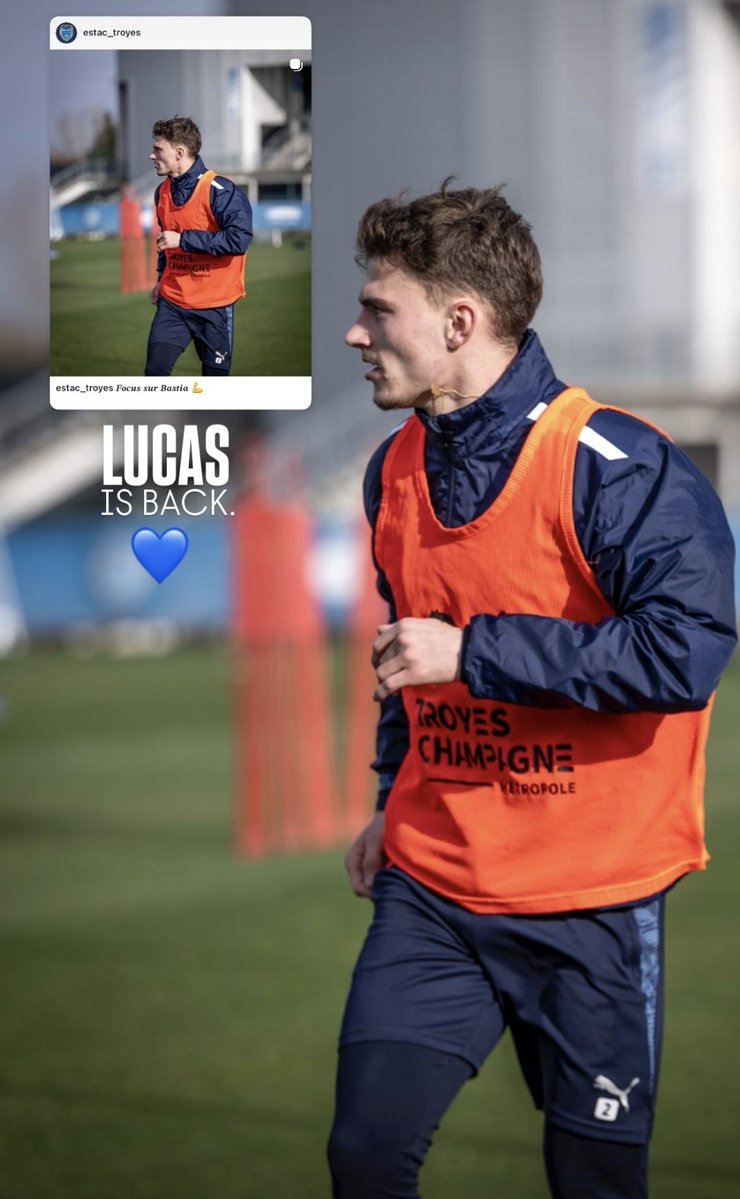 Lucas is back  🔵⚪️💙