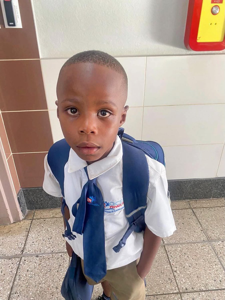 If anyone knows this child, please contact 067 002 1071. He is currently at the Gautrain station in Midrand. His name is Tumelo Thepa and he lives in Oliven.

Please share to help him reunite with his family.
