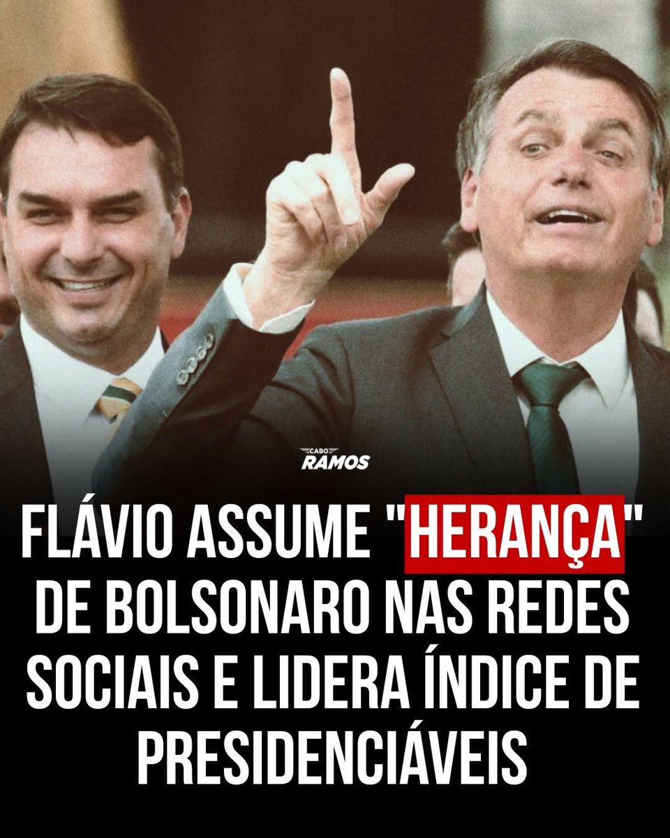 Meu Amigo Flávio <a href="/FlavioBolsonaro/">Flavio Bolsonaro</a> é o Herdeiro do meu Ex mais amado Jair Messias Bolsonaro.🙌🇧🇷💚💛🙏