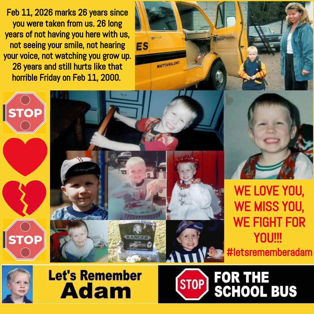 Let's Remember Adam STOP FOR THE SCHOOL BUS tweet media