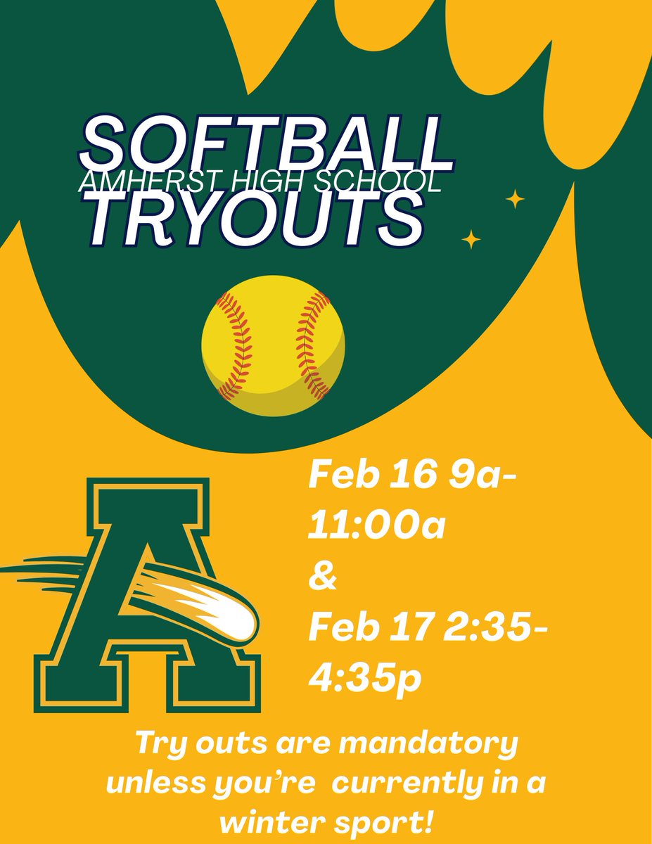 Amherst Softball tweet media