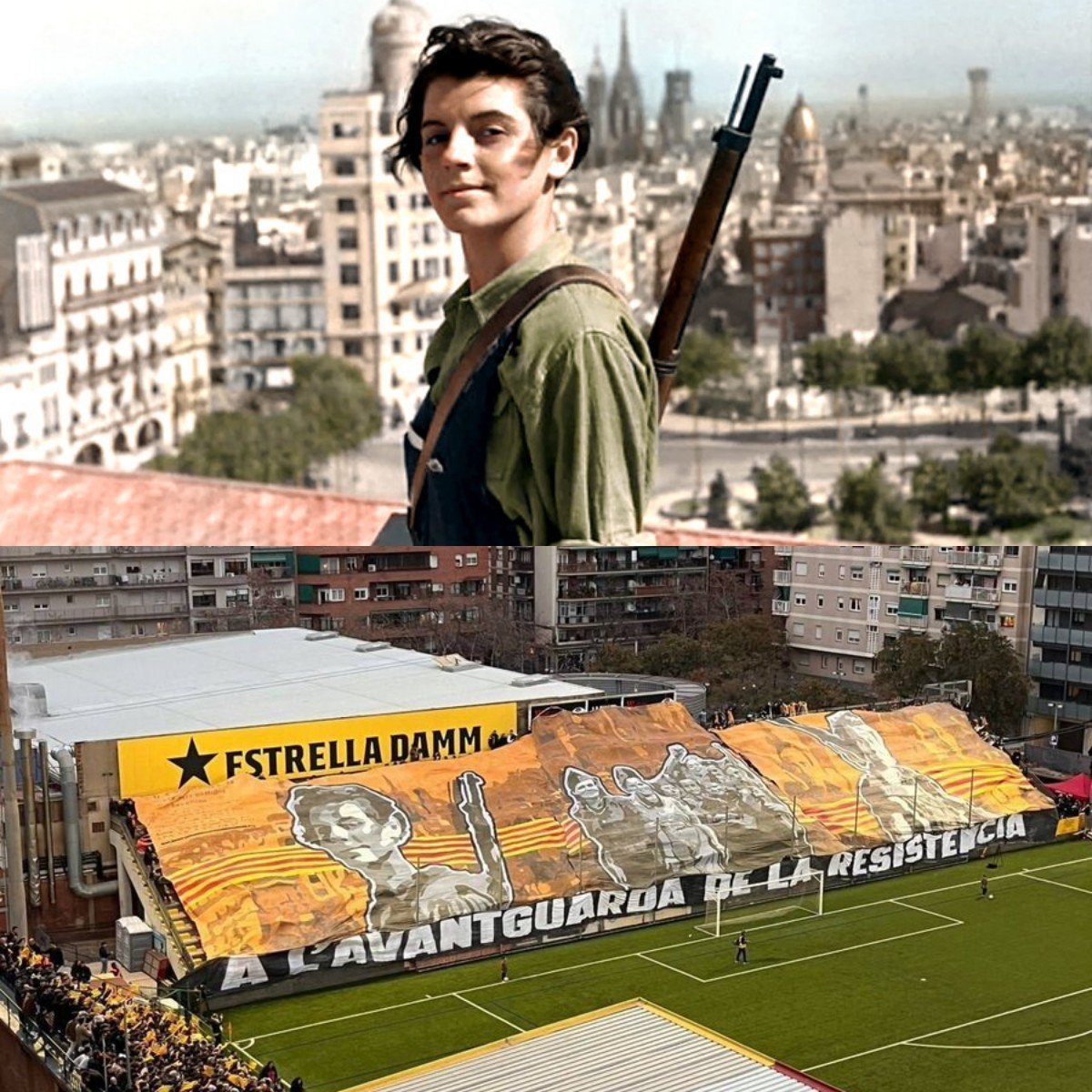 These two tifos were amazing.