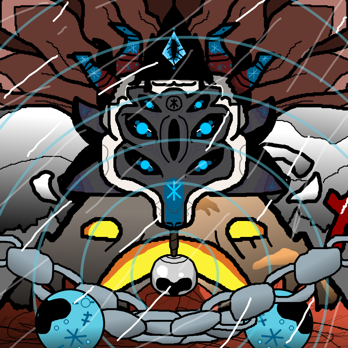 Timekeeper_hi's tweet photo. Yngyas Last stand (Cult of the Lamb Woolhaven Pixel art)
Finished cource work for now. Tried a new size but i think it looses the Pixel style.
This is my interpretation of Yngyas Last stand against the bishops. Enjoy
#cultofthelambfanart #woolhaven #pixelart #CultoftheLamb #FYP https://t.co/nWiXl62Er4