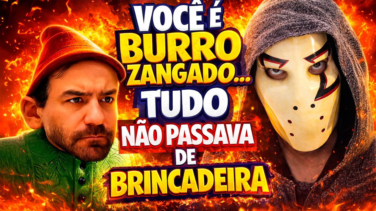 Mamãe Falei vulgo Chupa cu de Kiev meteu a famosa cartada "ERA SÓ UMA BRINCADEIRA" pra cima do zangado, enquanto chamava o cara de burro num react patético

Veja: youtu.be/R_a9mXGH_8w