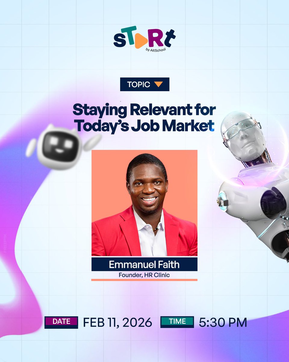 Speaking at the <a href="/AltSchoolAfrica/">AltSchool Africa</a> Start Conference.
Registration has closed but you can join the livestream below 👇 

youtube.com/live/xr2Z9x-UK…