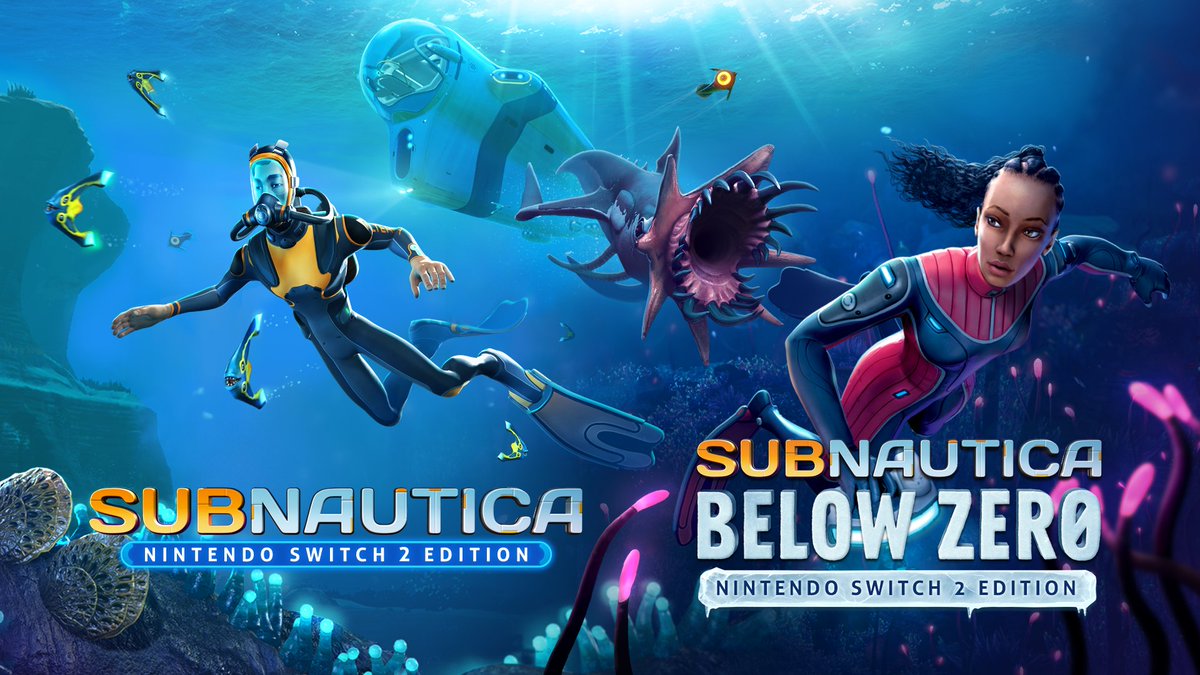 Subnautica and Below Zero are coming to Switch 2 on February 17th 🎉

If you already own Subnautica or Below Zero on Switch, the Switch 2 upgrade pack will be free!

Full details here ➡️ unknownworlds.com/en/news/subnau…