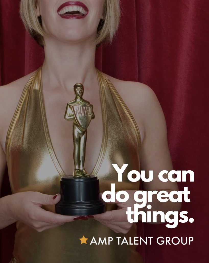 Not only are we manifesting success for our clients, we're creating it 💛✨🏆
.
.
.
.
.
.
#AMPTalentGroup #AMPBookings #BookedIt #TalentSuccess #ActorsLife
#NewYork #Toronto #TalentAgency #AMPTalent