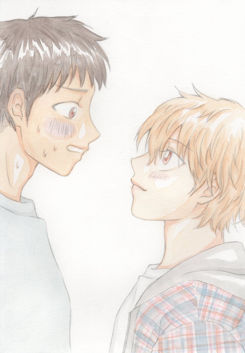 #横顔を載せると何かいい感じにいろいろおりゃーって伸びるって聞いたよ
おりゃーっ！

#創作BL