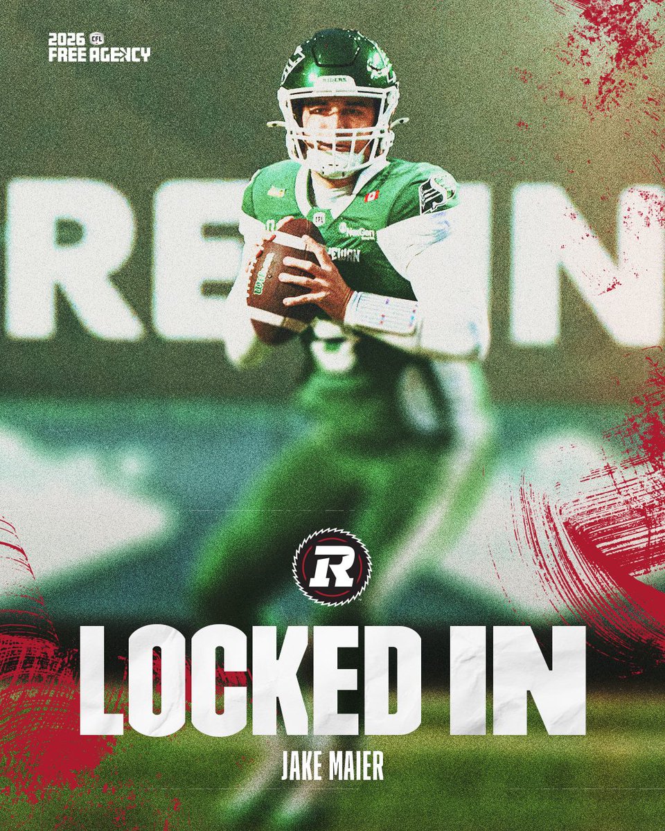 The REDBLACKS have signed QB Jake Maier to a one-year contract! 

#CFLFA