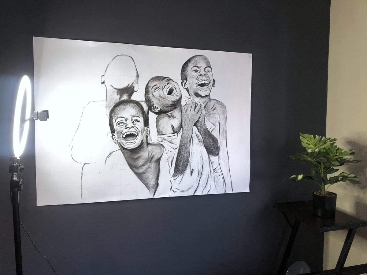 ThusoPharela's tweet photo. “UNFILTERED HAPPINESS”Live, Love, Laugh 

#Art, #Artist, #ArtOfTheDay #ArtGallery #AdHocCommittee https://t.co/o0wLfmJ4C2