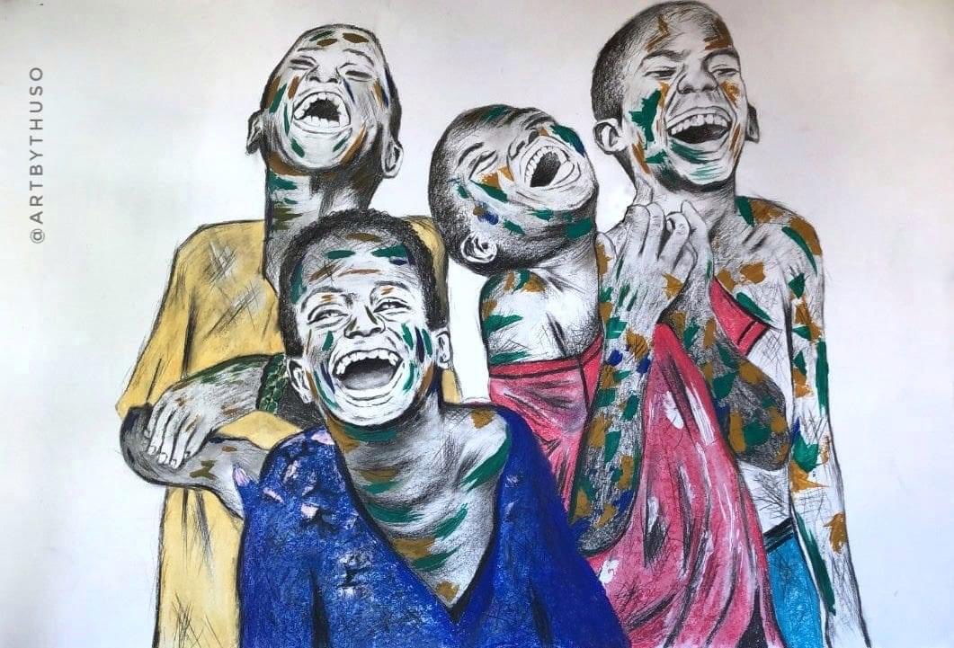 ThusoPharela's tweet photo. “UNFILTERED HAPPINESS”Live, Love, Laugh 

#Art, #Artist, #ArtOfTheDay #ArtGallery #AdHocCommittee https://t.co/o0wLfmJ4C2