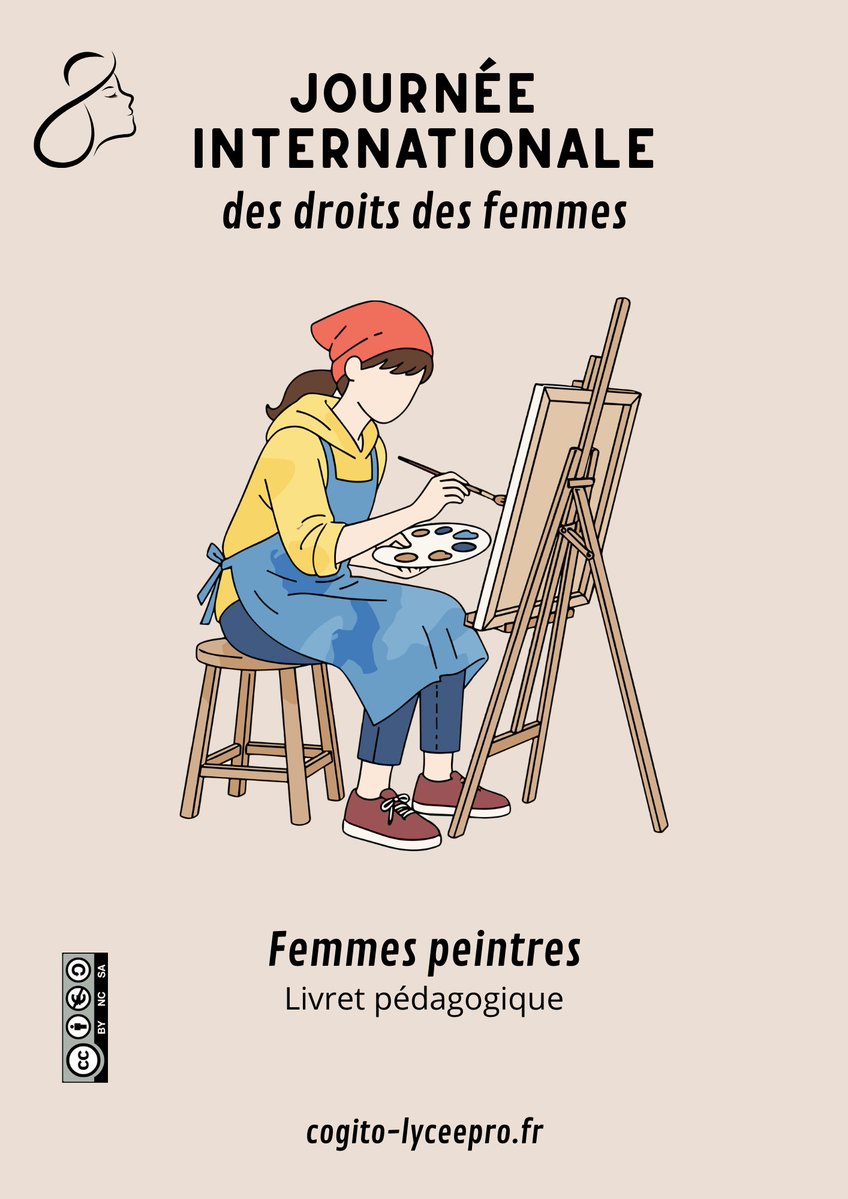 Le livret gratuit sur l'exposition pour la journée internationale des droits des femmes 2026 sur le thème des Femmes artistes peintres est en ligne. Il accompagne une exposition de 10 panneaux sur  le même thème. cogito-lyceepro.fr/livret-pedagog…