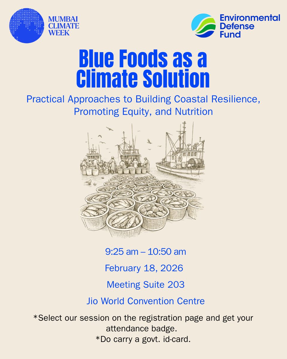 Environmental Defense Fund in India tweet media