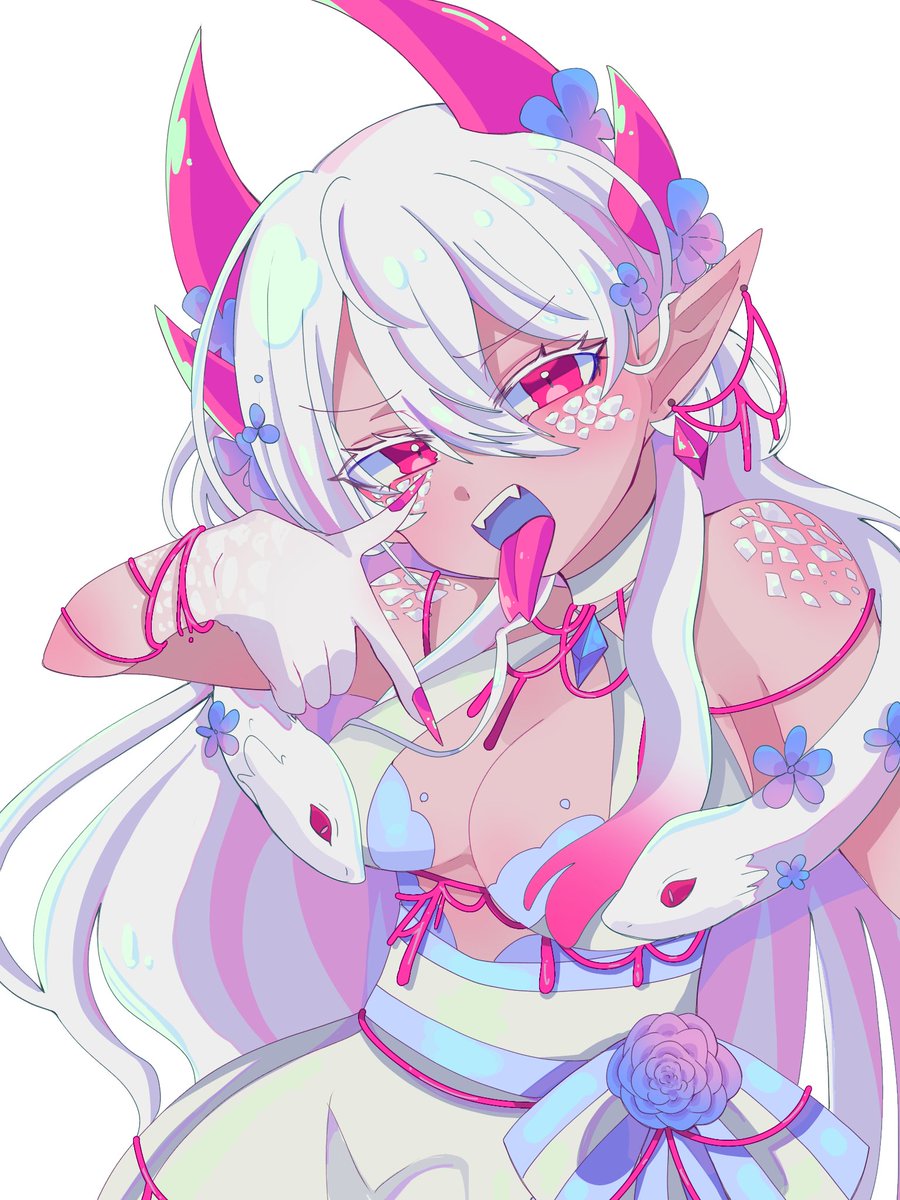 HikariBloom's tweet photo. Vtuber vs Their Logo

I wonder if you can guess what my theming is 🌸🐍 https://t.co/zx3HDiGq58