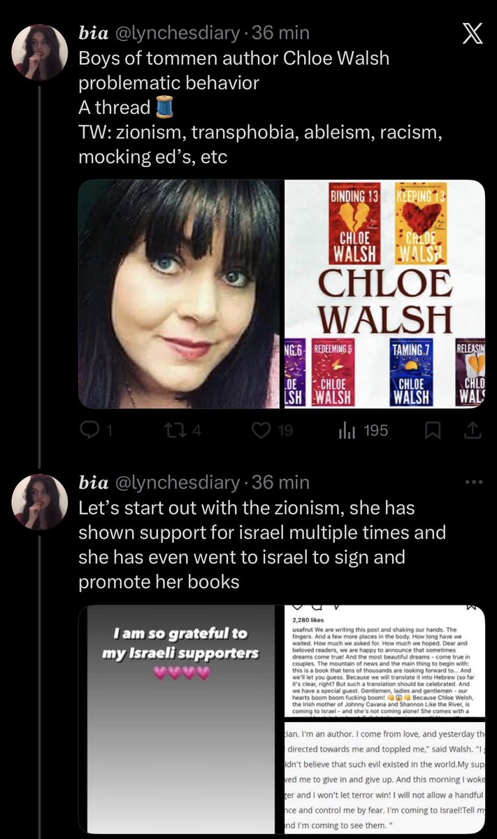 estou bloqueada então vou falar por aqui mesmo, ótima thread, ótima exposição, só senti falta dos diversos prints do seu fandom zoando de estupros, automutilação, suicídio, invalidando bipolaridade, pq isso vc não coloca na thread? afinal parte disso também é culpa da cw, ou -