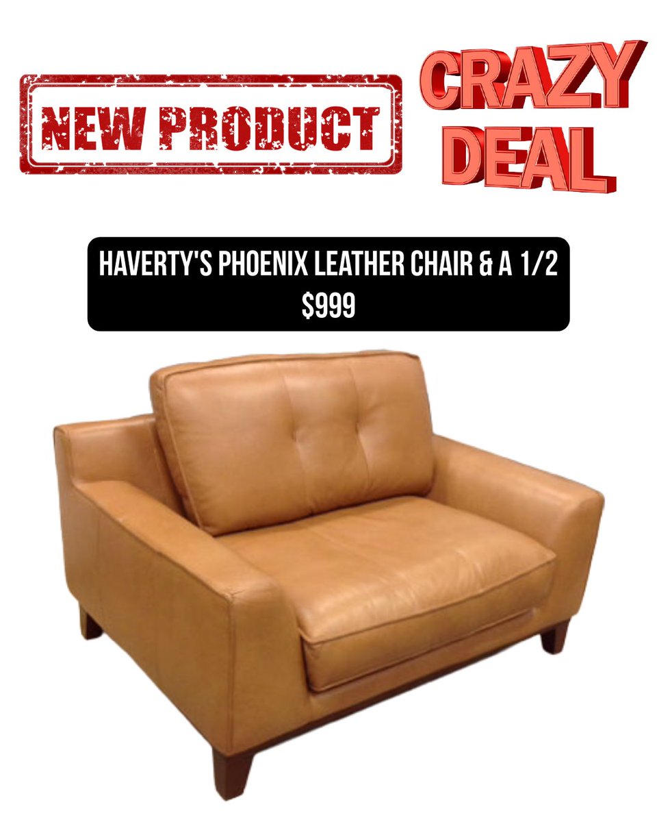 ConsignmentFLA's tweet image. New in and priced to move. Haverty’s Phoenix leather chair and a half in rich, buttery leather.

#leatherchair #chairandahalf #statementchair #livingroominspo #homefurniture #consignmentfind #designinspo #modernliving #homeupgrade #furnituredeal