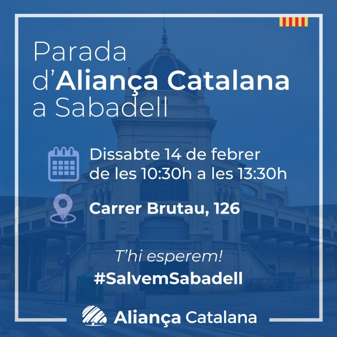 Franc_Castell's tweet image. Parada informativa aquest dissabte 14 de febre a #Sabadell.