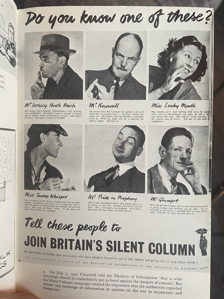 I’m preparing a lecture on propaganda for next week in the course of which I’ve been reading up on the wartime Ministry of Information (MOI) and came across this early war campaign. It arose prior to the Blitz at a time when the government was concerned with the effect on public