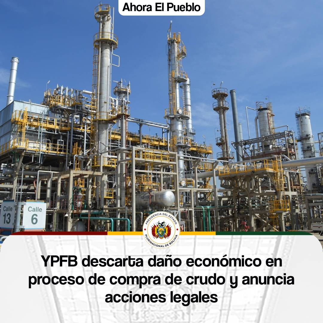ahora_elpueblo's tweet image. 🛢️🚨🔍 #YPFB rechazó las acusaciones sobre un supuesto sobreprecio en la contratación de crudo y condensado para el mercado interno, que legisladores estimaron en un presunto daño mensual de 4 millones de dólares. 

#AhoraElPueblo
facebook.com/share/p/17uPRf…