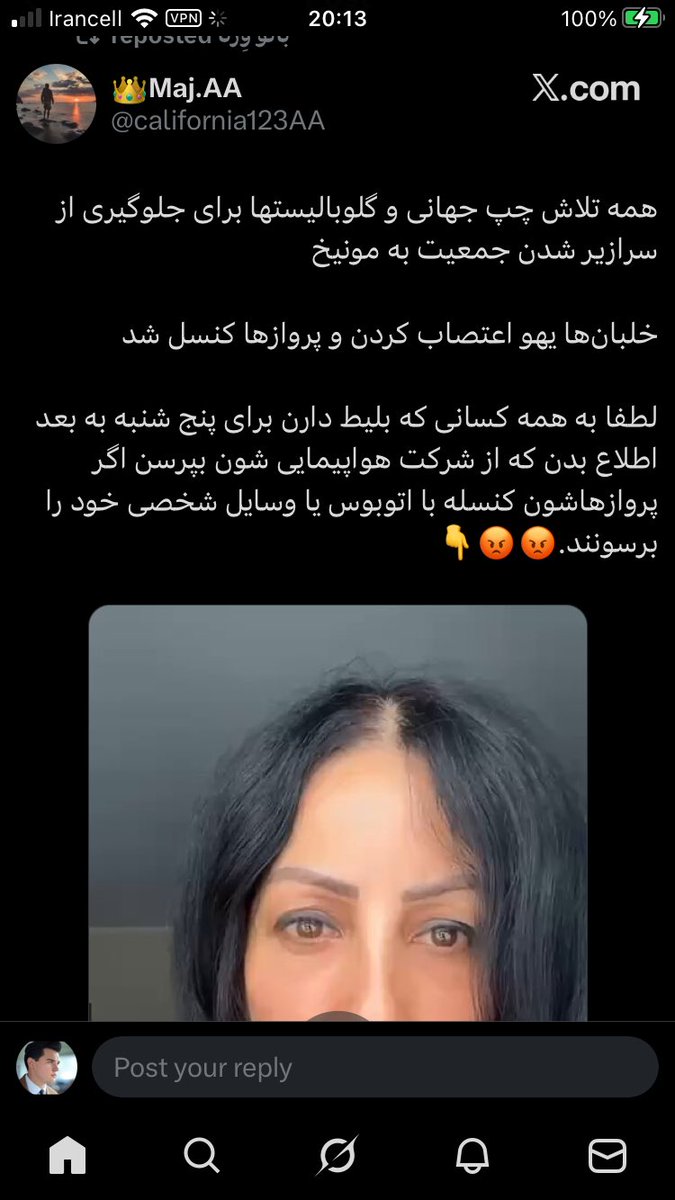 خلبانان و احتمالا کارمندان لوفتهانزا به هدف جلوگیری از تجمع مونیخ اعتصاب کردن 😂
+به عنوان کسی که تمام تفکرات اقتصادی و اجتماعیم در طیف راست قرار میگیره این زامبی‌های فاشیست رو گردن نمیگیرم 
#WeThePeople