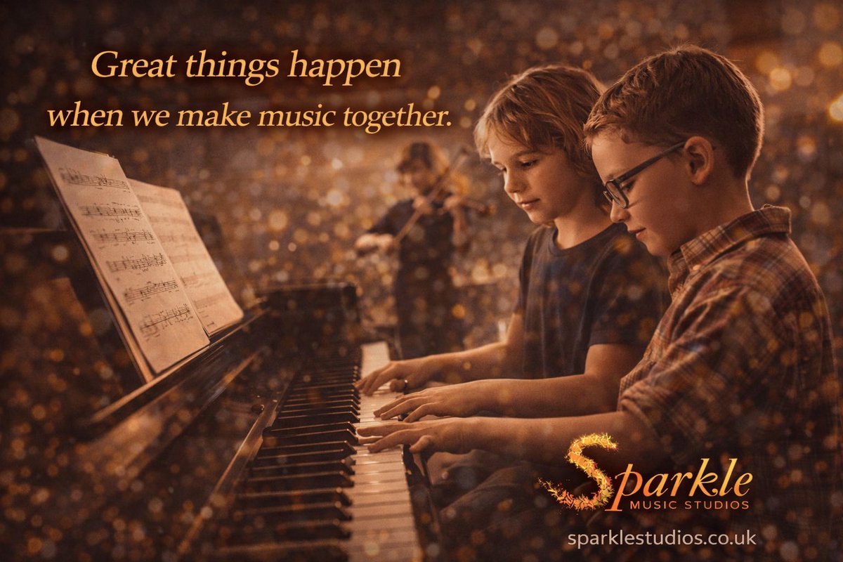 sparklestudios's tweet photo. 🎶 Stronger Together Through Music 🎶

There’s something powerful about making music together.
It builds teamwork, listening skills, confidence — and friendships that last far beyond the lesson. ✨

🎵 Learn together
🌟 Grow together
✨ Shine together

https://t.co/0eTNcXv2sA https://t.co/BA1AhP8XgK