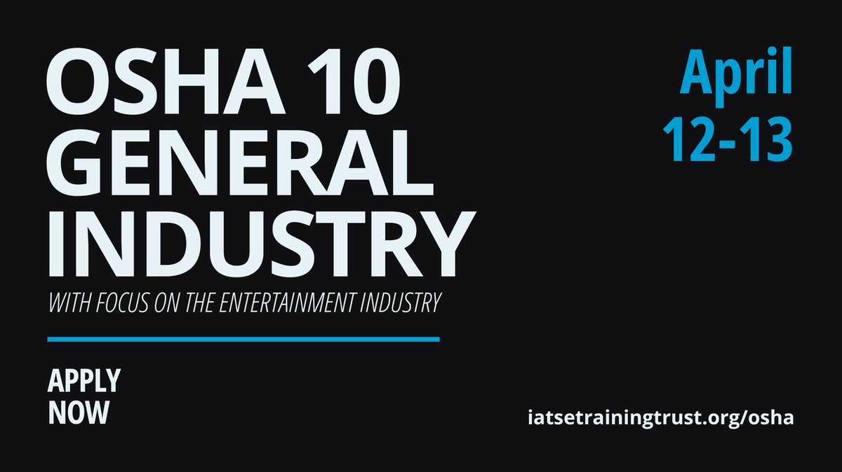 IATSE Training Trust Fund tweet media