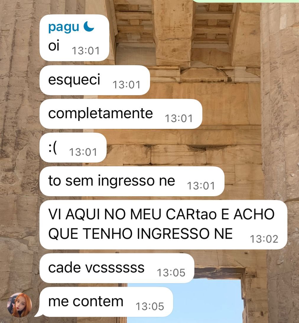 hometroop's tweet photo. VI AQUI NO MEU CARtao E ACHO QUE TENHO INGRESSO NE https://t.co/e7tY9jo0Sq