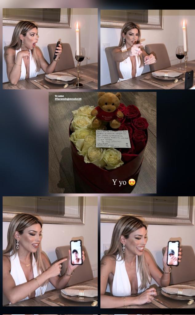 Ho adorato tutto💝!
Il tavolo per 2🍷🕯️😭,loro in call 💞💘! E stupendo vederla così Appagata Cit : Avevo bisogno di questa Stabilità Emotiva ❤️‍🩹 che prima non avevo🥺! Meraviglioso il 🎁 di Facu: ✉️ Te Amo INFINITAMENTE 💖💥 #orianamarzoli #AlgoPasaConOriana