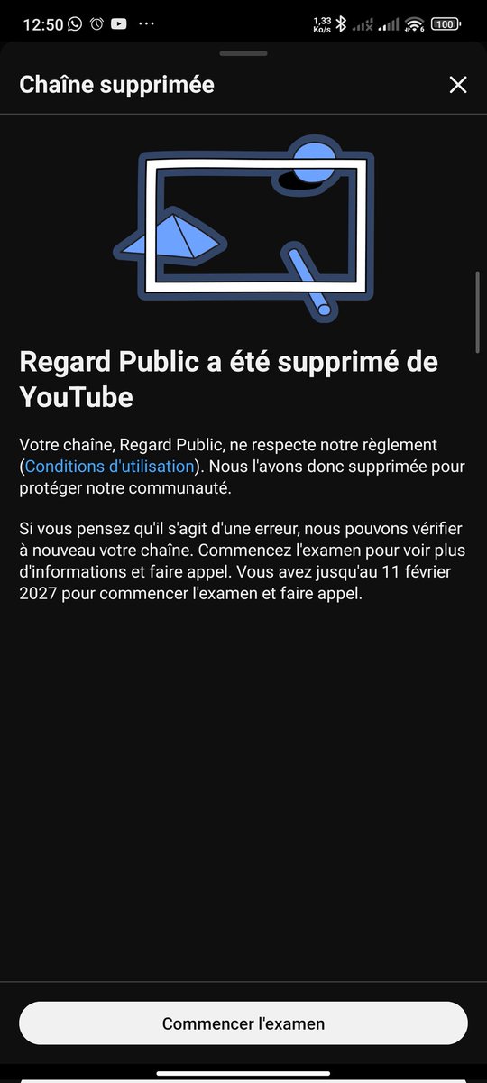 abxello96's tweet photo. @TeamYouTube Ma chaîne https://t.co/hFLl6qwIz0 est suspendue par erreur. Je pense qu'elle est liée à tort aux antécédents d'un ancien propriétaire. Je suis le seul gestionnaire actuel et le contenu respecte 100% des règles. Mes appels sont rejetés d'office pour ça, aidez-moi 🙏. https://t.co/OOUHJLK3kM