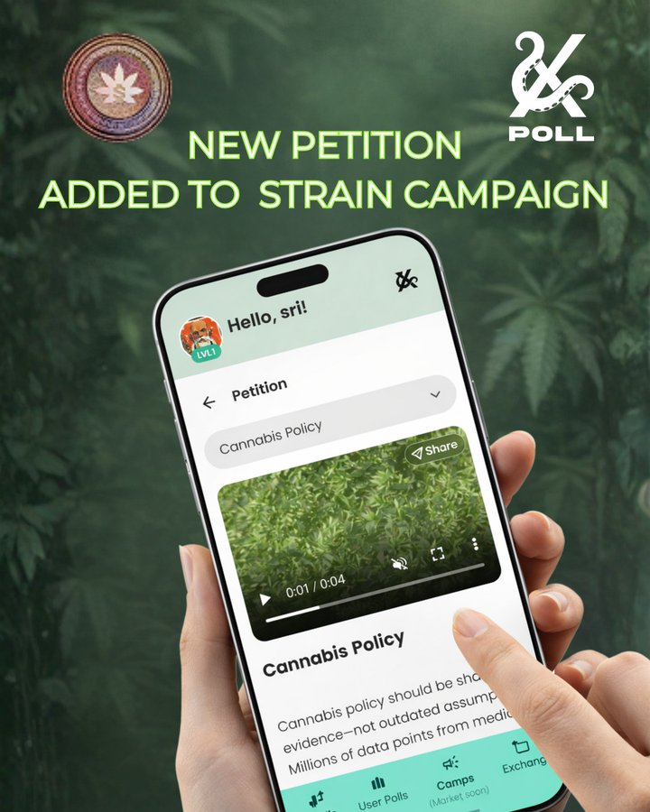 abrar_5d's tweet photo. Cannabis policy isn't just about opinions anymore, it’s about real-time data. @xpollplatform #XPOLL

Join the movement to transform public participation into powerful civic intelligence. 📊

Track the data. Shape the future. 🔥

Want to make your voice heard? https://t.co/k6cE3wMWQE…