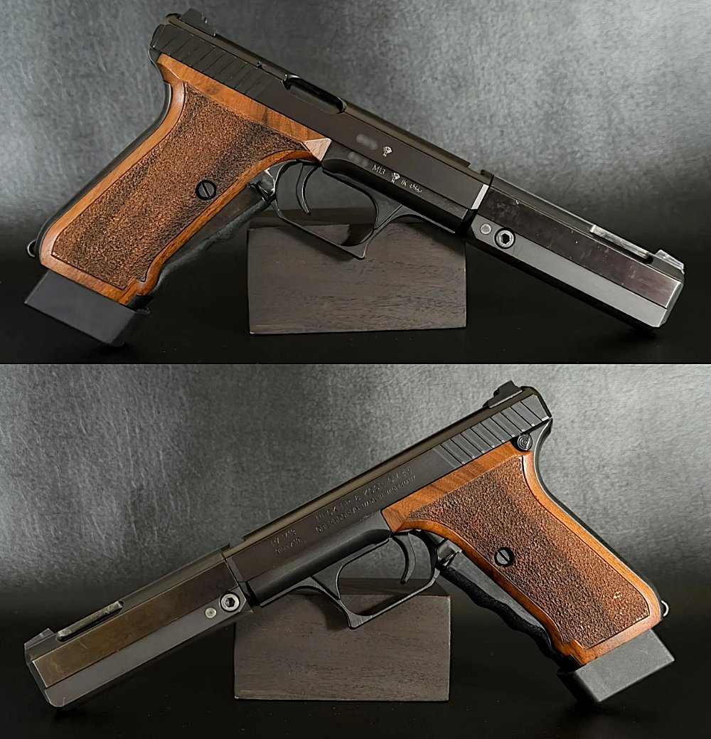 Custom H&amp;K P7 M13 with unusual compensator.