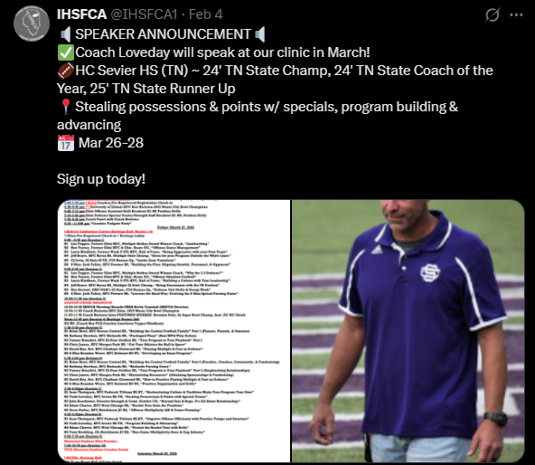 IHSFCA tweet media