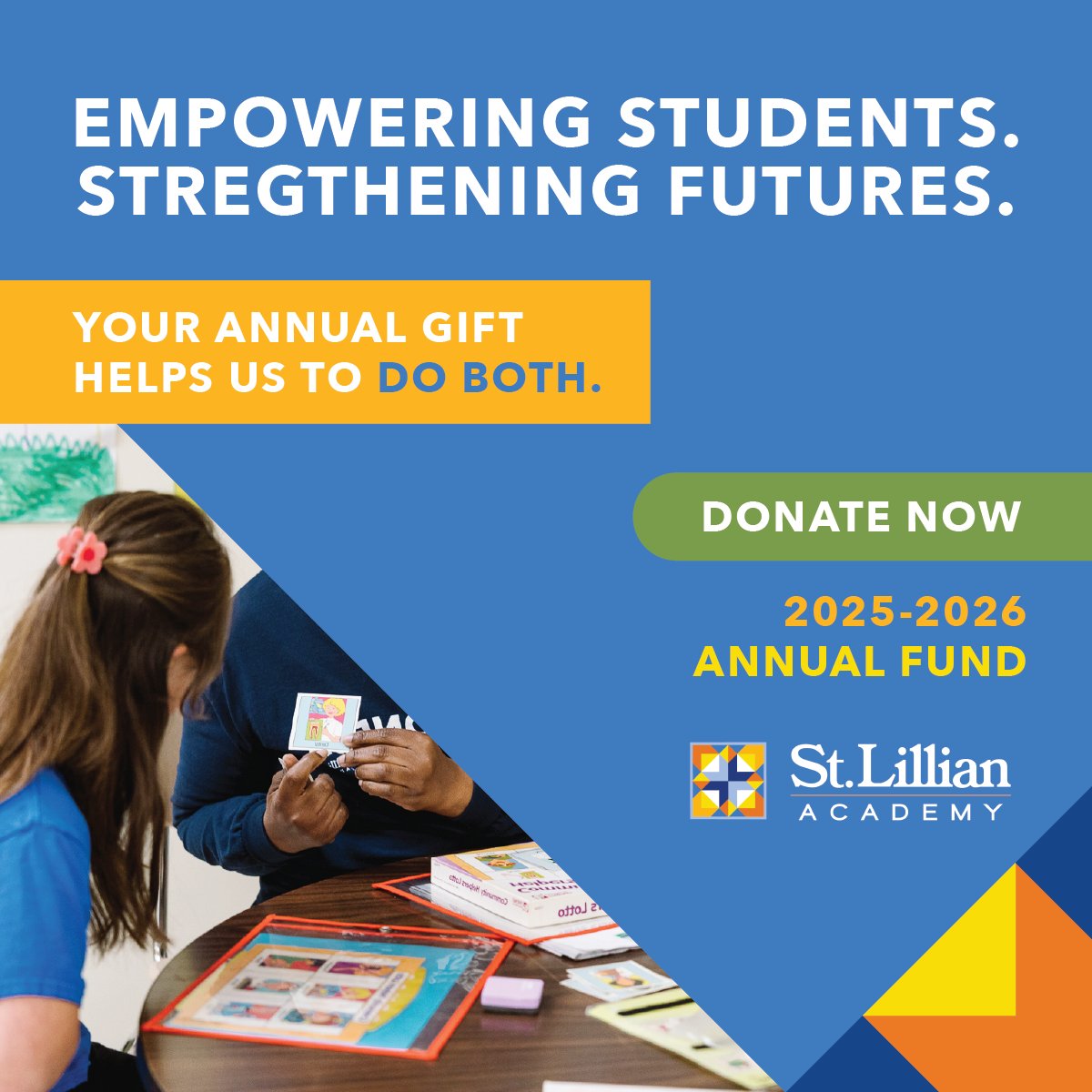 StLillianBR's tweet photo. Support that makes a difference 💙 Cheers for Children fuels St. Lillian Academy’s Annual Fund, helping empower students and strengthen futures.

🎉 Join us March 28, 2026

#stlillianacademy #EducateEquipEmpower #sla #AnnualFund #CheersforChildren https://t.co/fHFKVWQESN