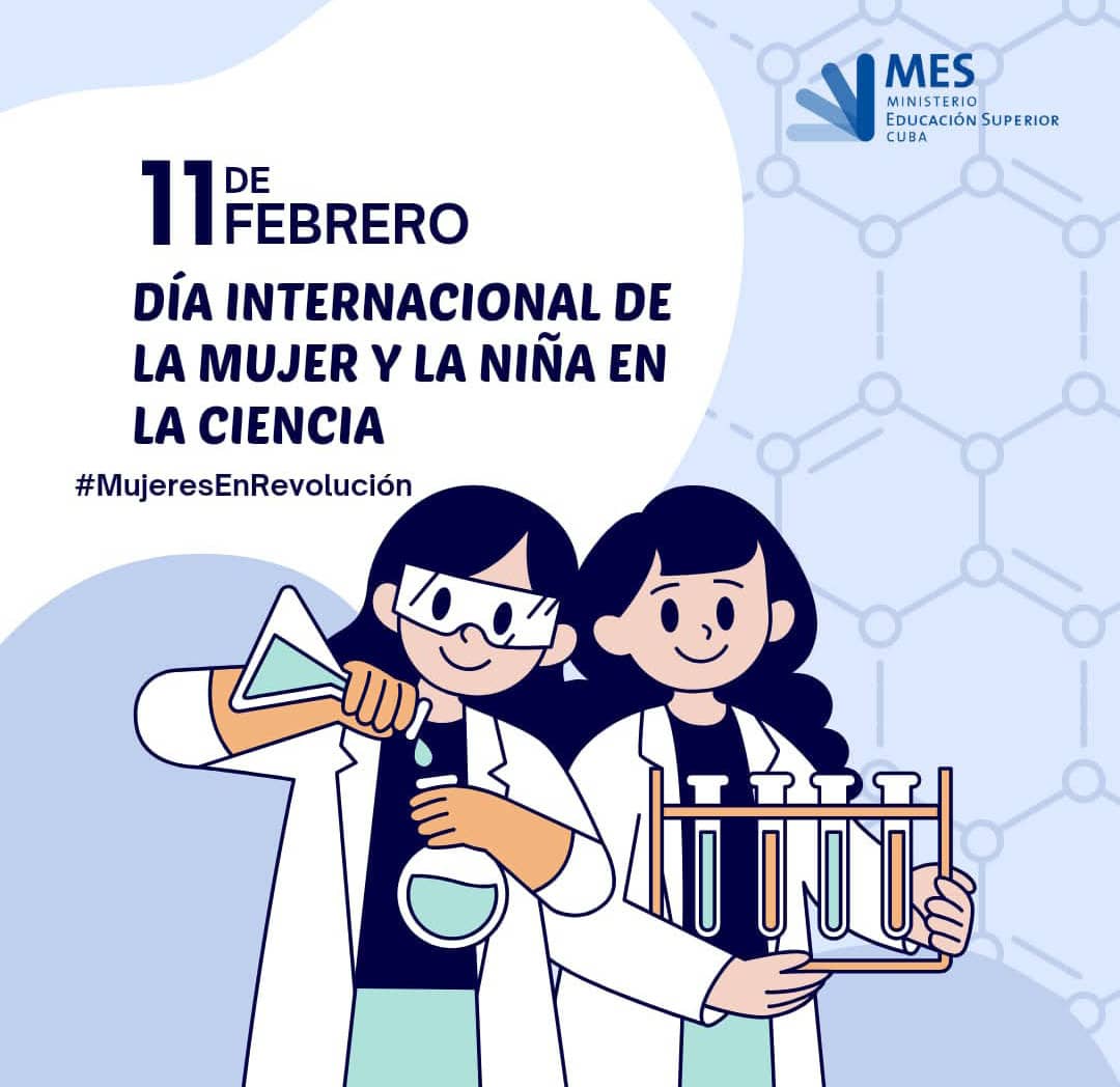 En el Día Internacional de la Mujer y la Niña en la Ciencia felicitamos a las cubanas que, con sabiduría y valentía, han hecho de la investigación, fortaleza de la Revolución. Reconocemos a quienes desde las Comunicaciones impulsan innovación y soberanía. #MujeresEnRevolución 🇨🇺